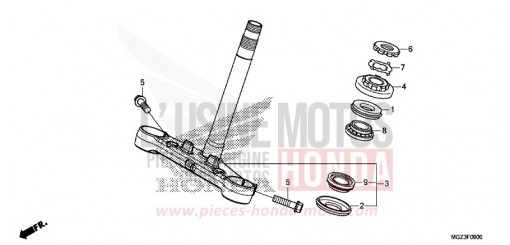 TIGE DE DIRECTION CBR500RAD de 2013